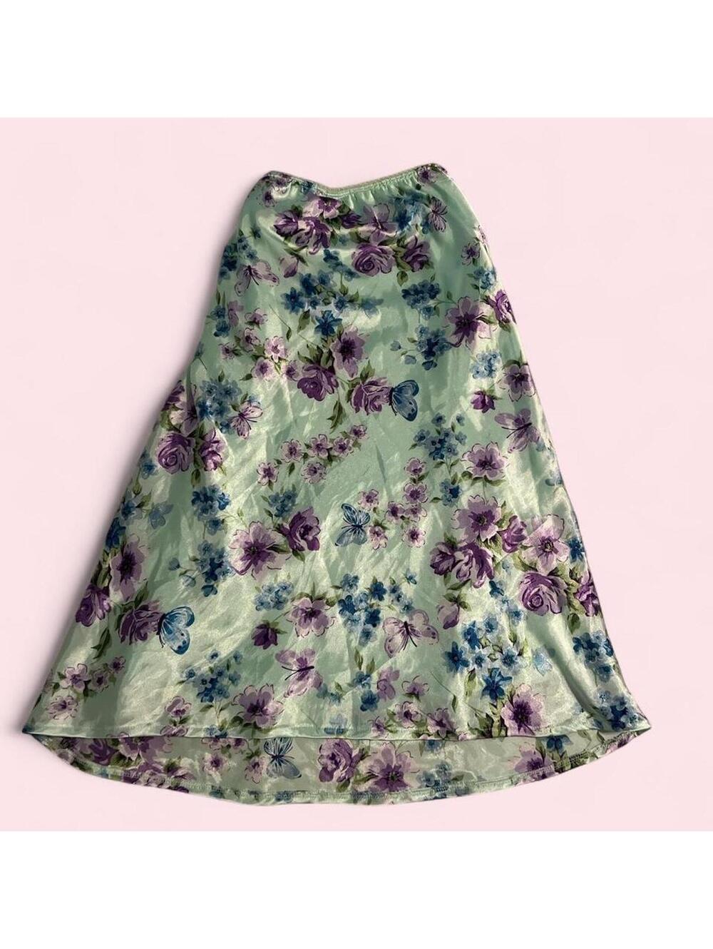American Vintage Women's Blue and Multi Skirt